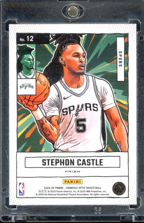 2024-25 Optic Stephon Castle Net Marvels Rookie /99