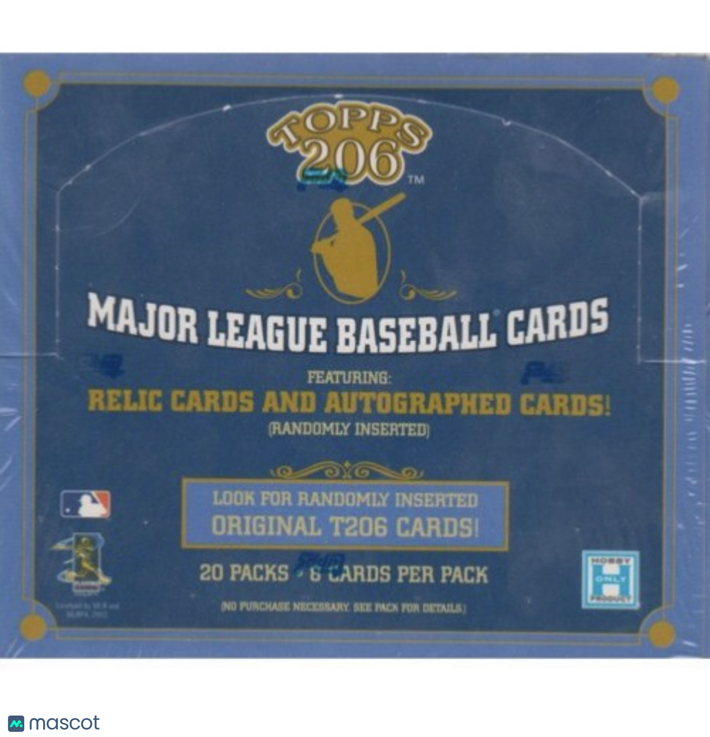 2002 Topps T206 Series 1 Baseball Hobby Box (Open)