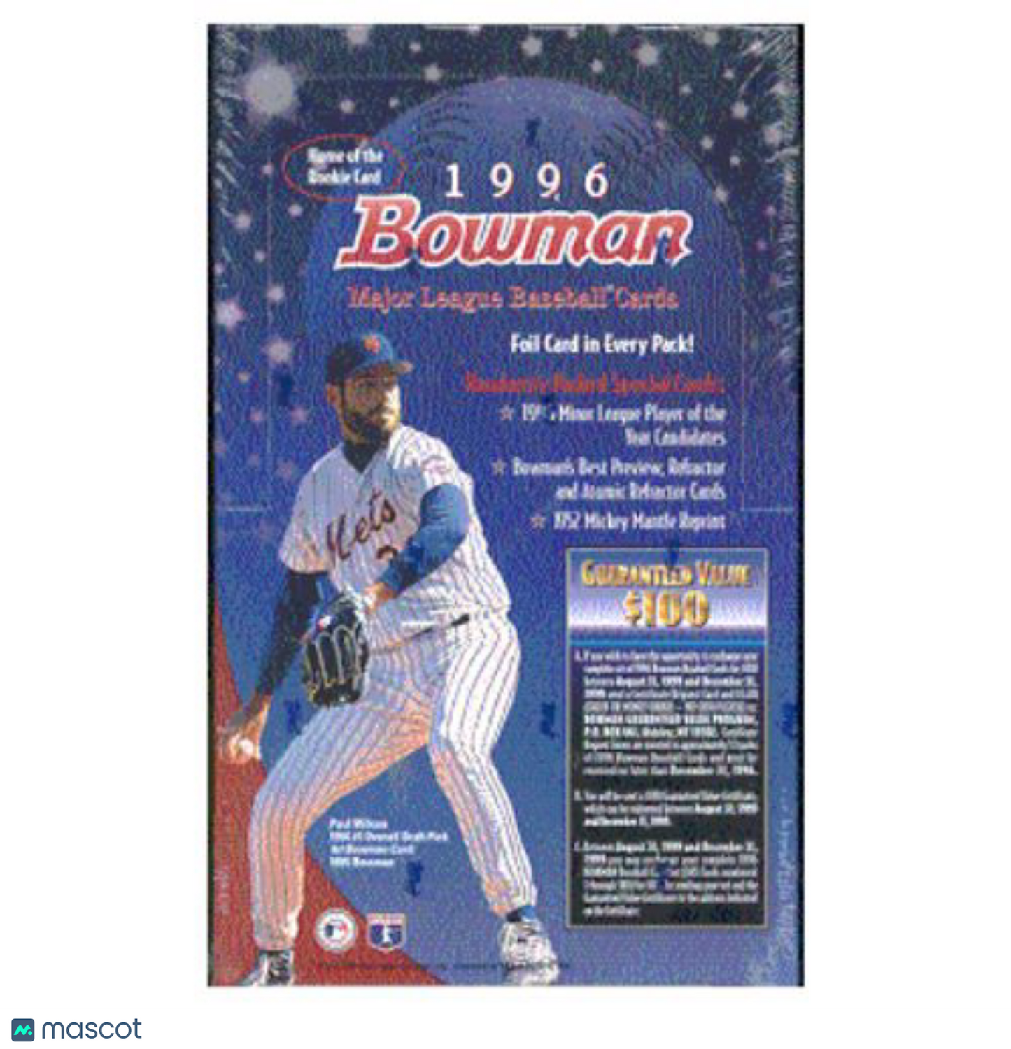 1996 Bowman Baseball Hobby Box