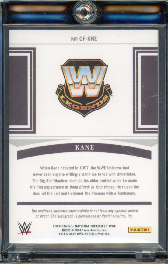 2024 National Treasures Kane Clutch Factor Patch Auto /75