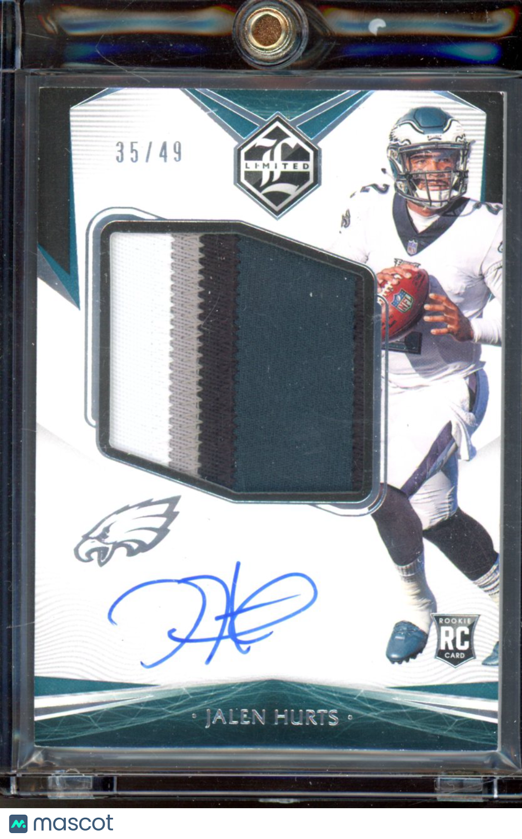 2020 Limited Jalen Hurts Rookie Patch Auto /49