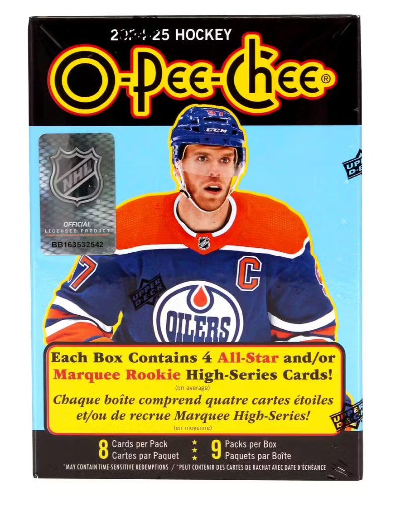 2024-25 Upper Deck O-Pee-Chee Hockey Blaster Box