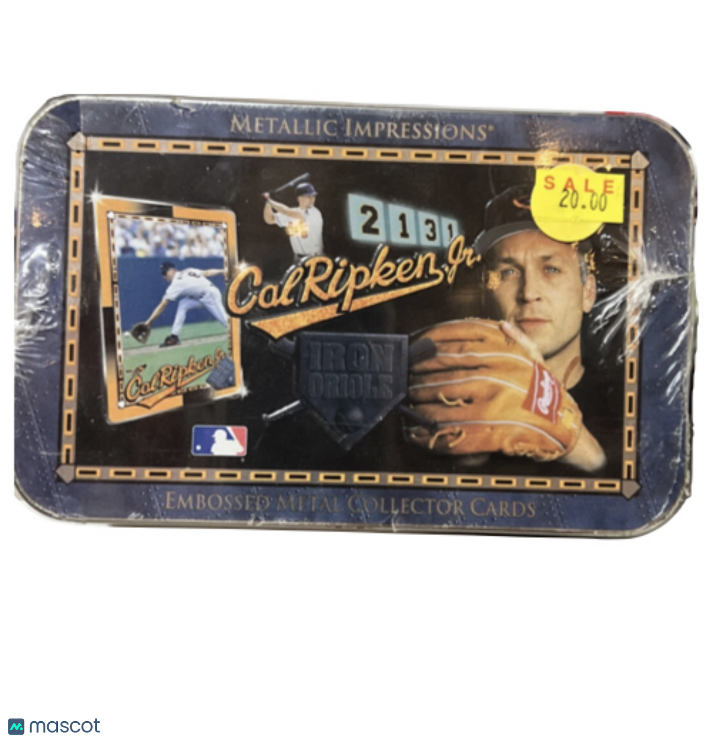 1996 Cal Ripken Jr Metalic Impression's Collectors Tin
