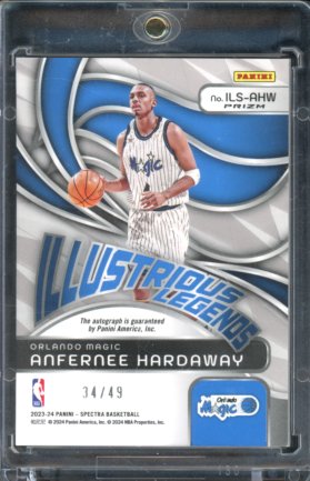 2023-24 Spectra Anfernee Hardaway Legends Auto /49
