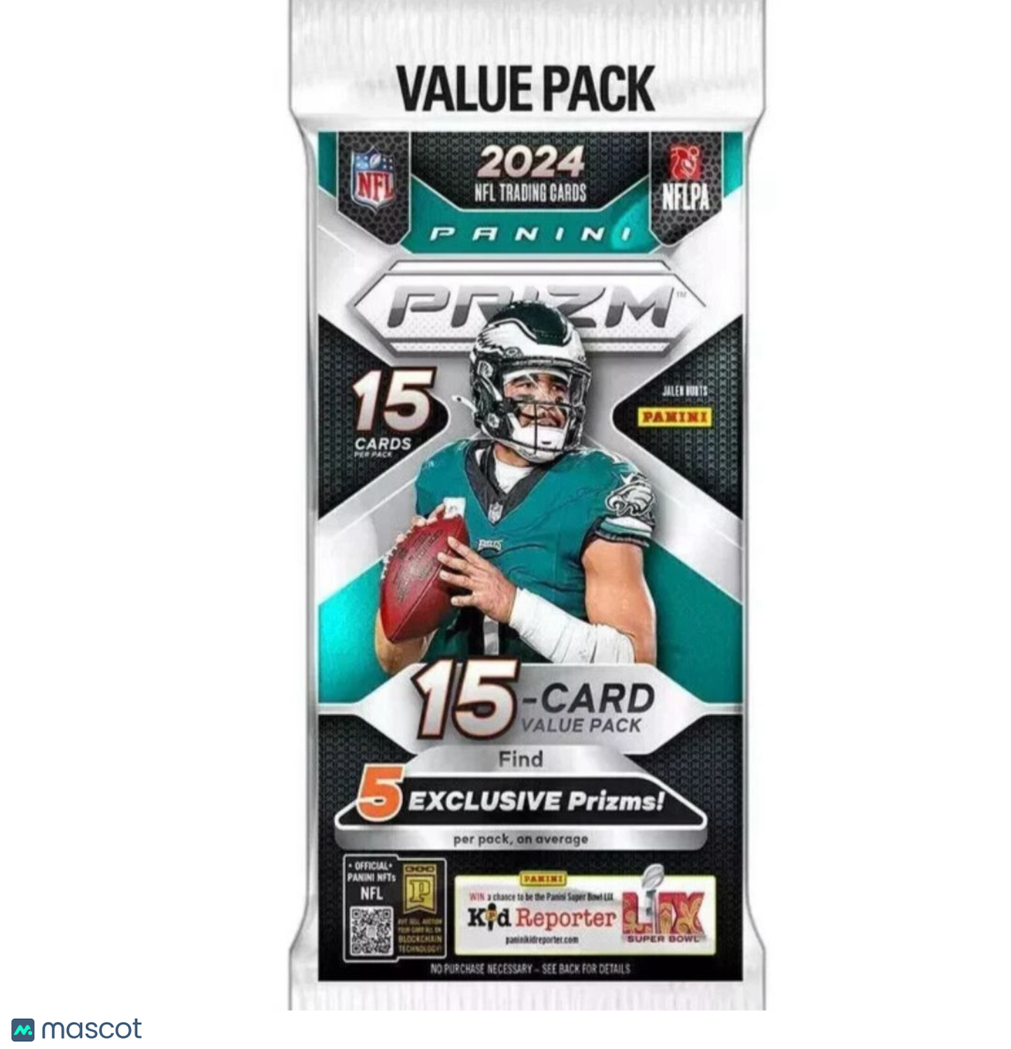 2024 Panini Prizm NFL Football Factory Cello Fat Pack