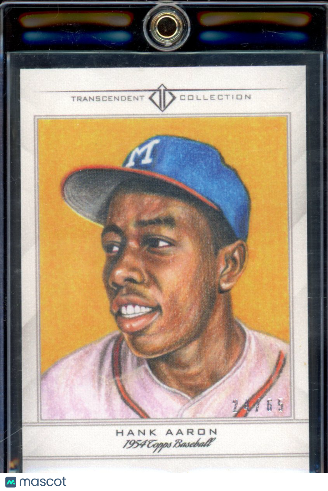 2016 Transcendent Hank Aaron Sketch 24/65