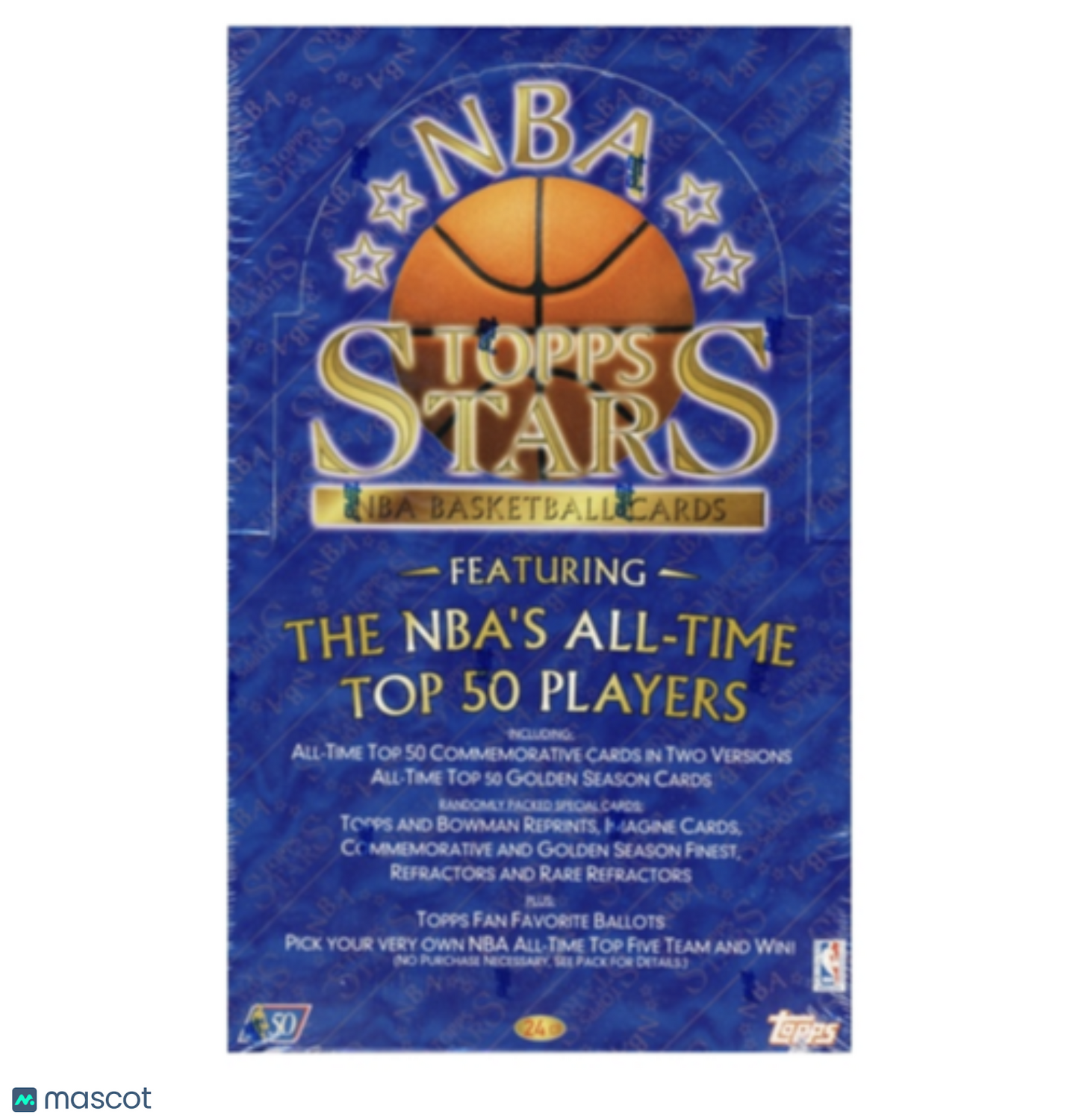 1996-97 Topps NBA Stars Basketball Hobby Box