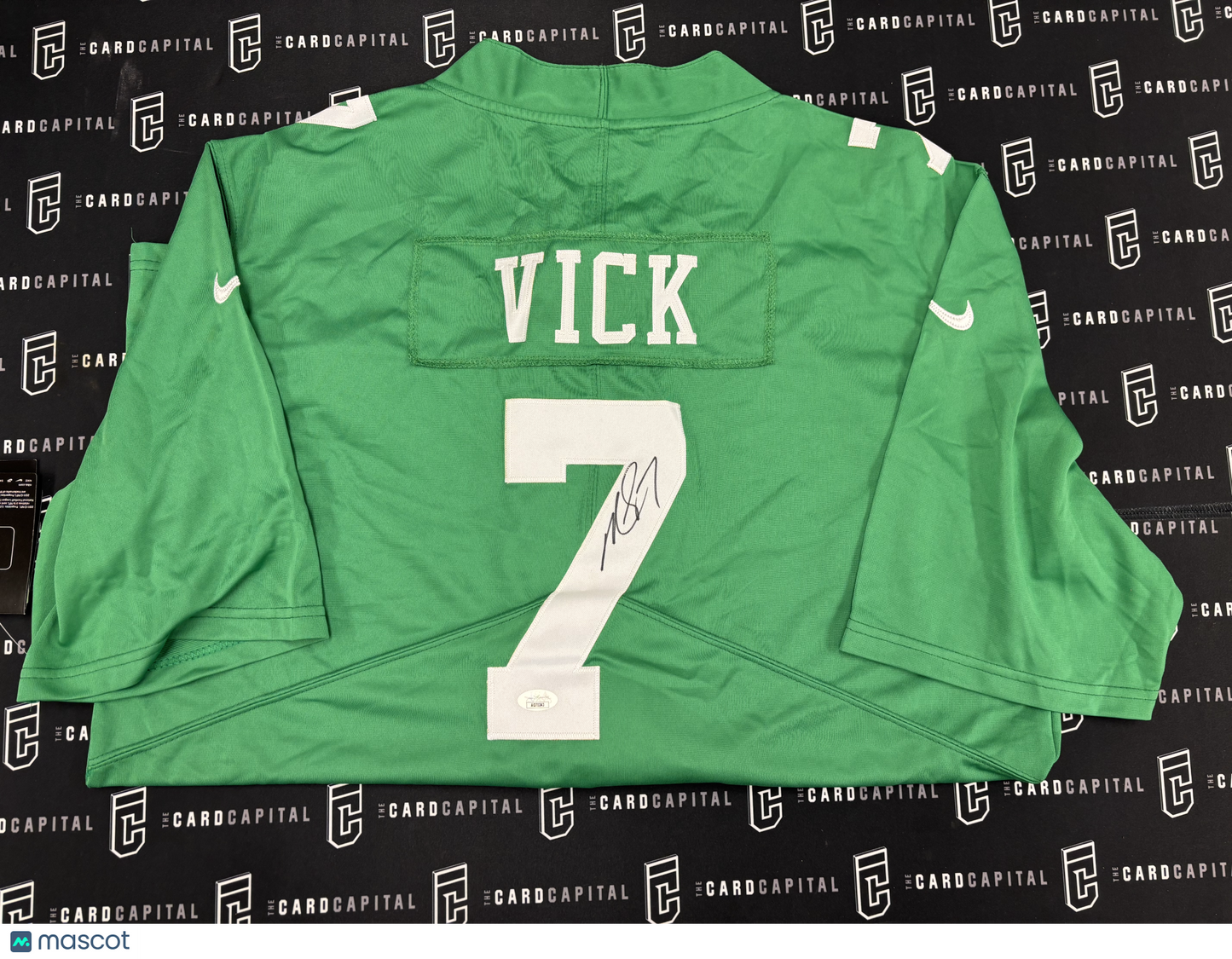 Michael Vick Signed Jersey Eagles Kelly Green JSA