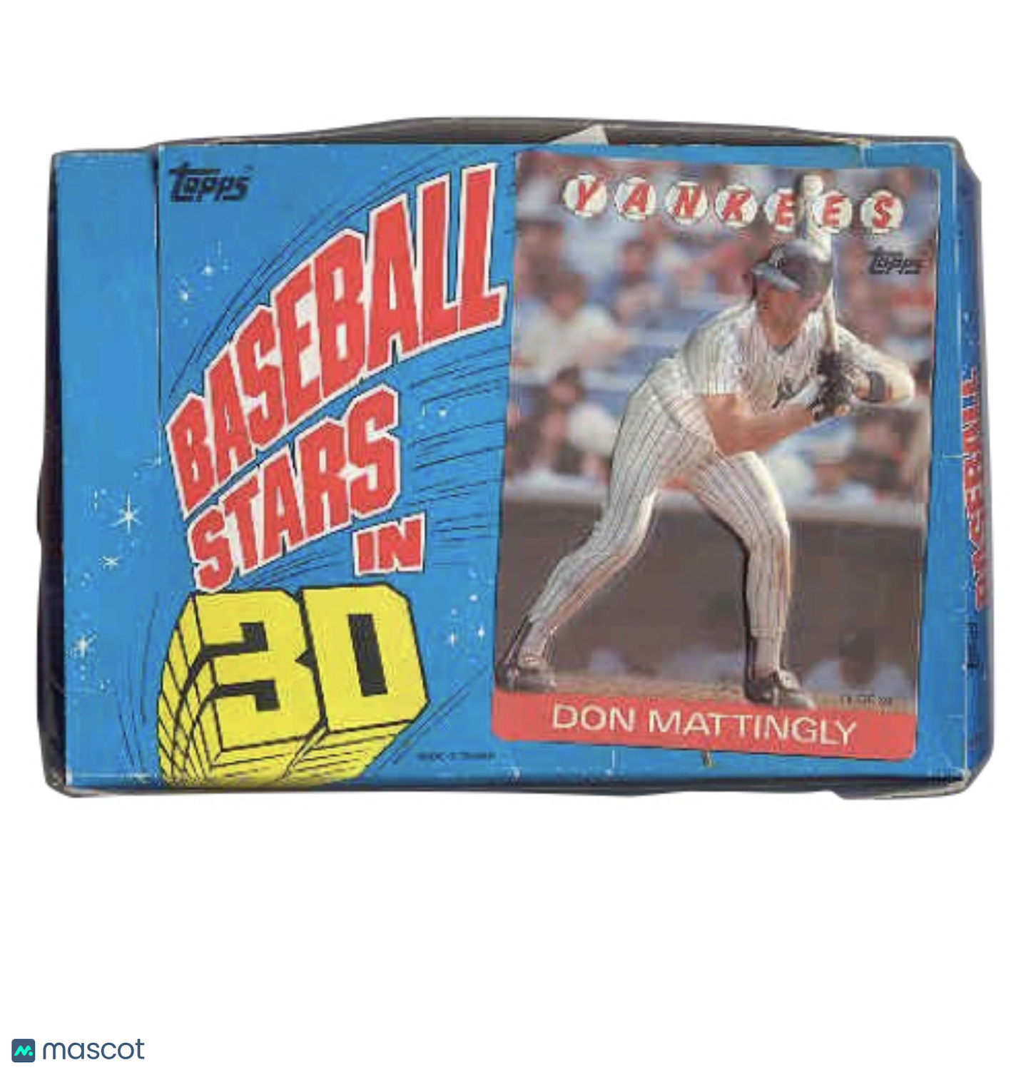 1986 Topps Baseball Stars in 3D Box