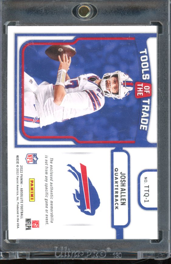 2022 Absolute Josh Allen Tools Of The Trade /49 Patch