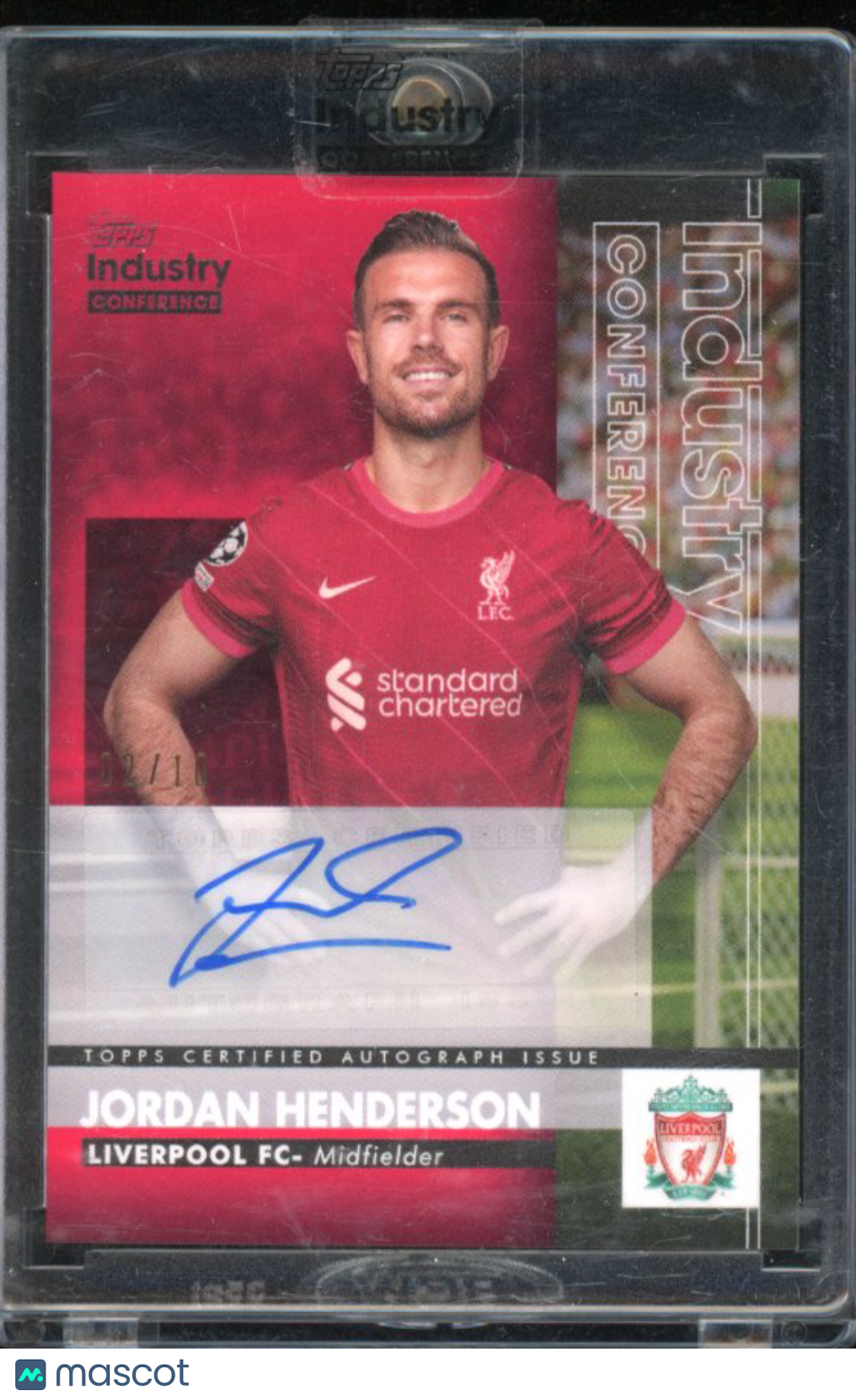 2022 Topps Industry Confrence Jordan Henderson Auto /10