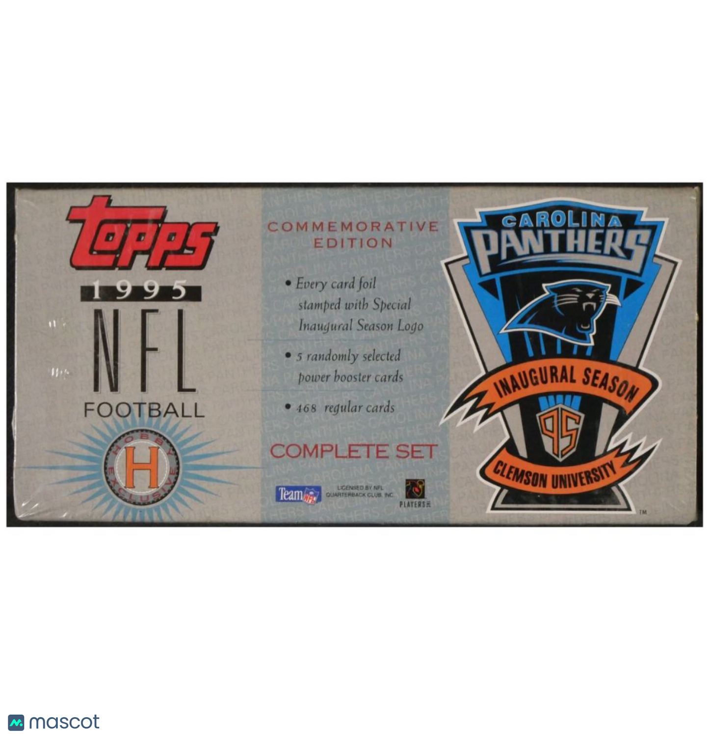 1995 Topps Football Hobby Complete Carolina Panthers Edition