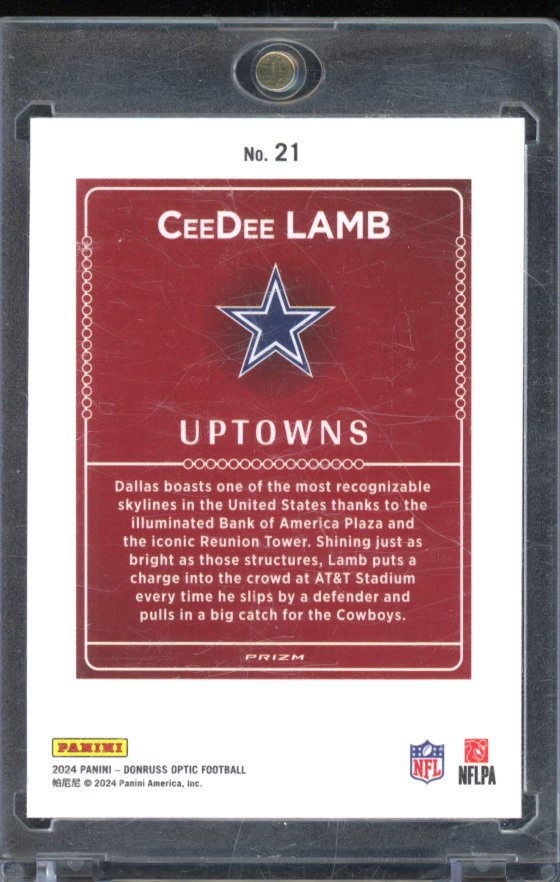 2024 Optic Ceedee Lamb Uptowns Case Hit