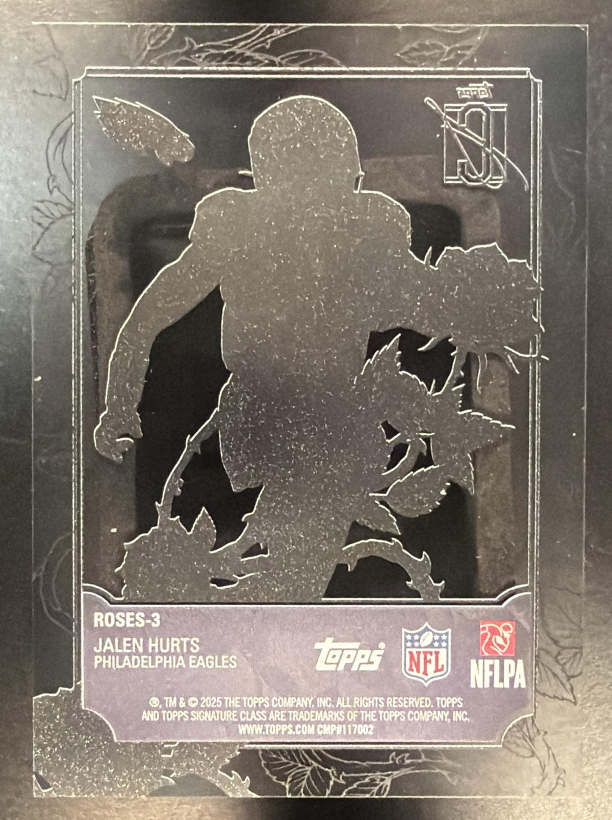 2025 Topps Signature Class Jalen Hurts #ROSES-3 Roses SP