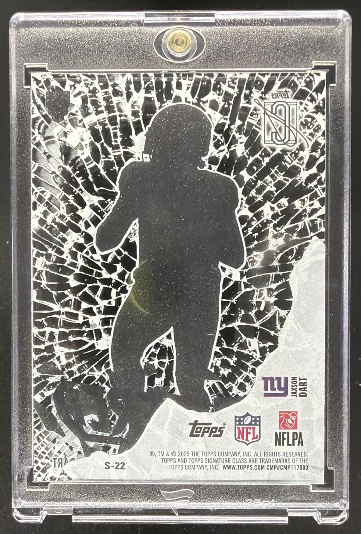 2025 Topps Signature Class Jaxson Dart #S-22 Shattered RC