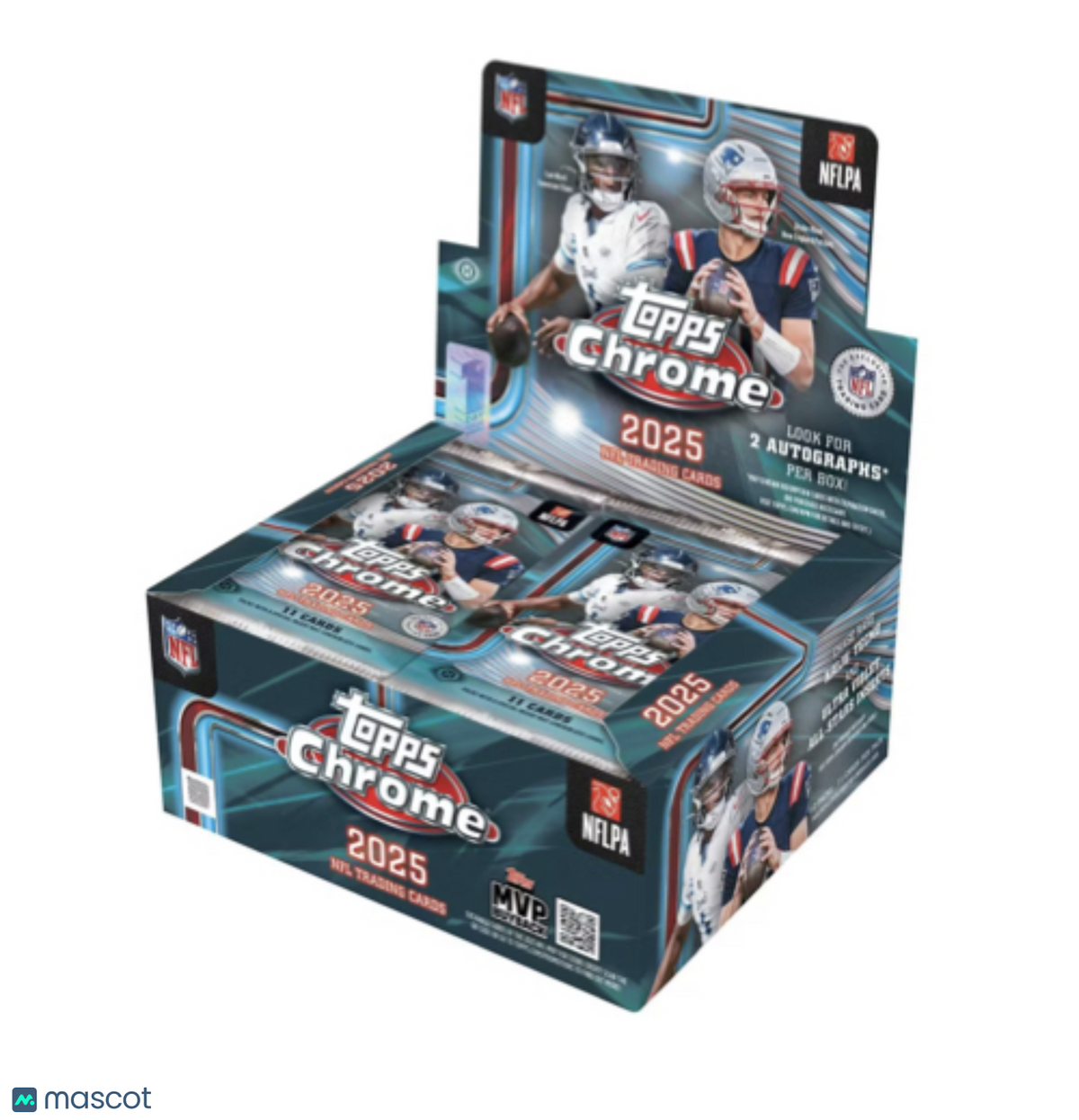 2025 Topps Chrome Football First Day Issue Hobby Box