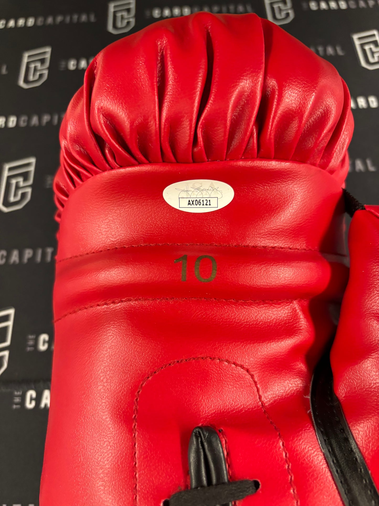 Dr. Rubin Hurricane Carter Signed Boxing Glove JSA