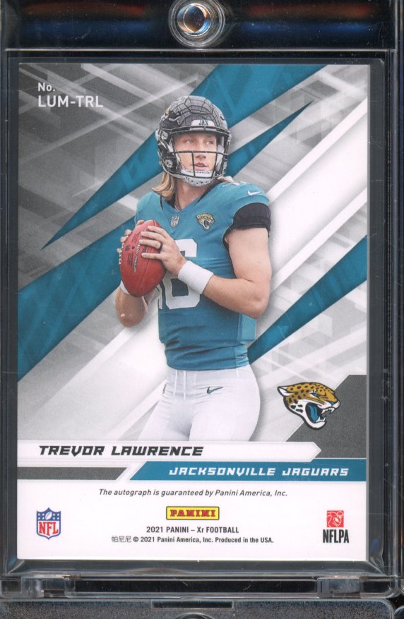 2021 XR Trevor Lawrence Luminour Endorsements Rookie Auto /35