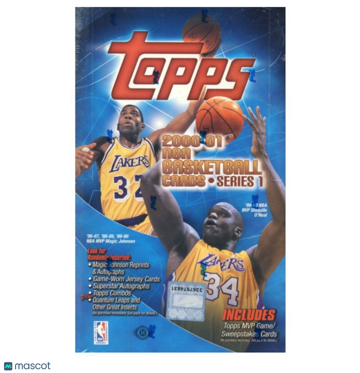 2000-01 Topps Series 1 Basketball Hobby Box