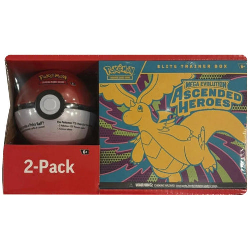 Ascended Heroes Elite Trainer Box and Pokeball