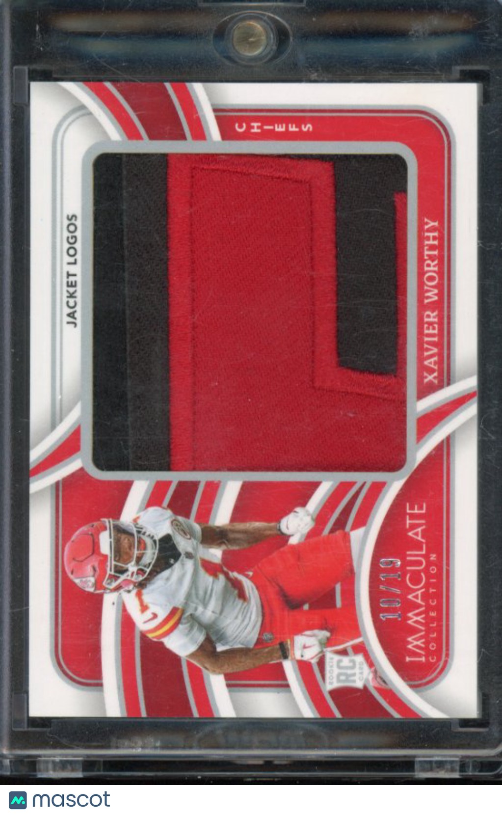 2024 Immaculate Xavier Worthy Jacket Logo Rookie Patch /19