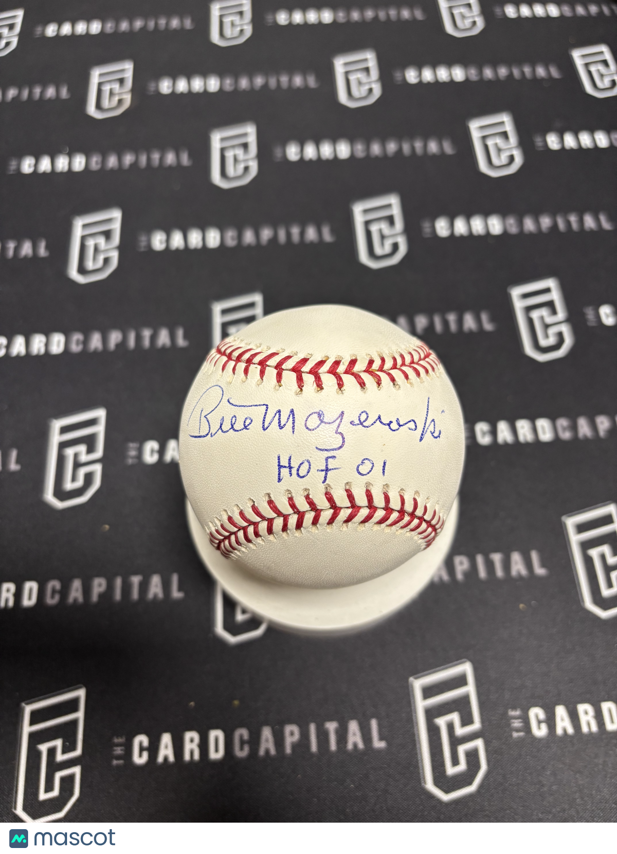 Bill Mazeroski Signed Official Major League Baseball JSA "HOF 01"