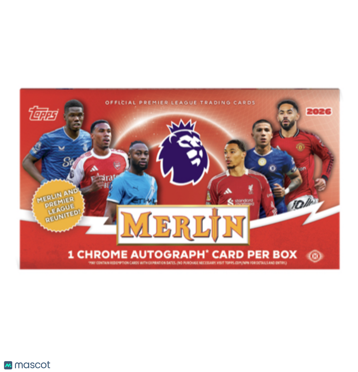 2025-26 Topps Merlin Chrome Soccer Hobby Box