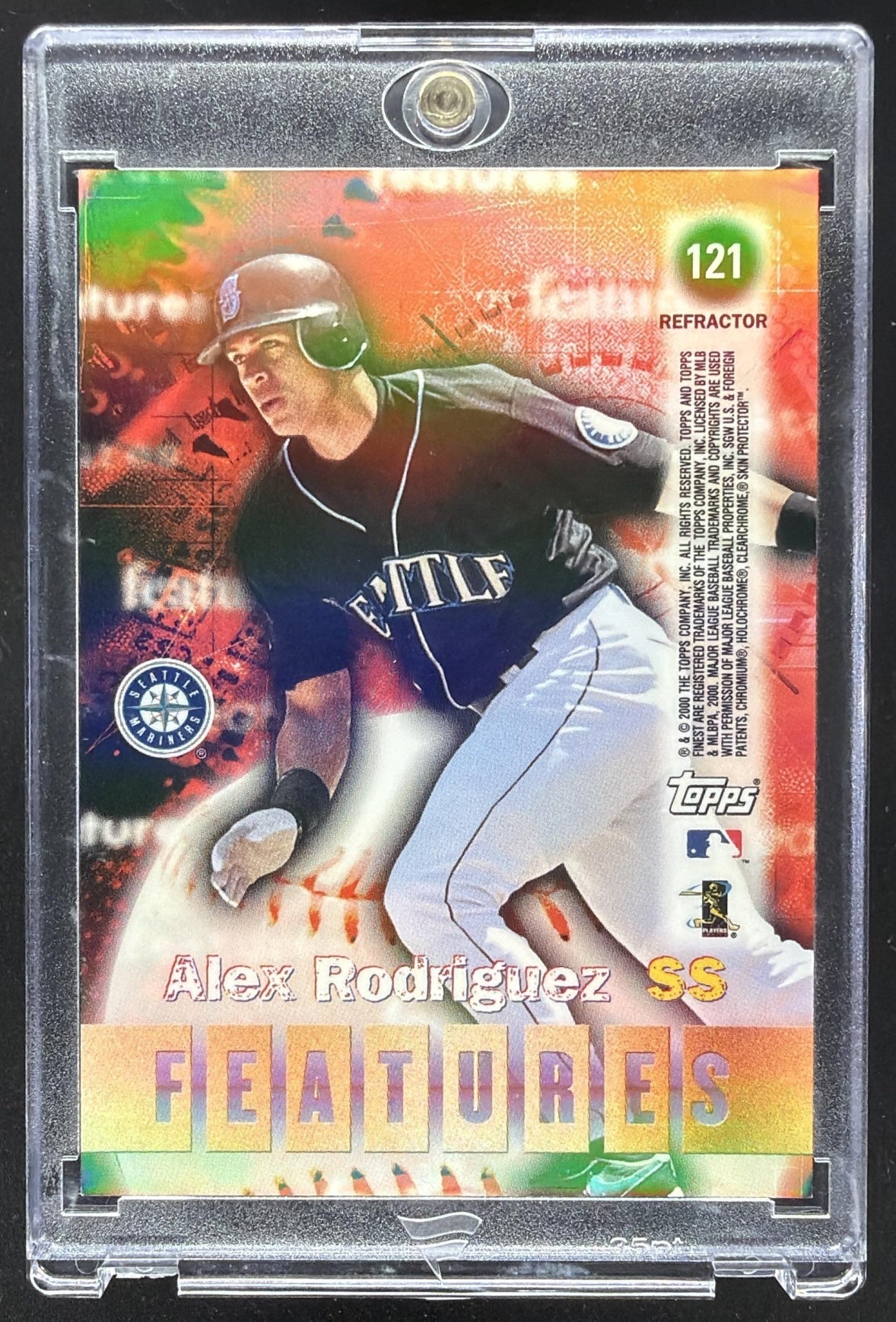 2000 Topps Finest Alex Rodriguez Ken Griffey Jr. Refractor #121