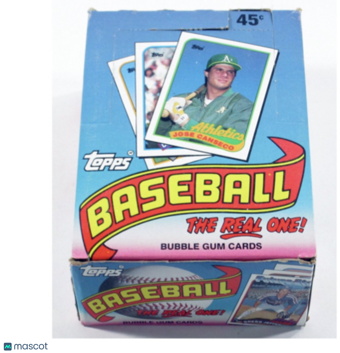 1989 Topps Baseball "The Real One" Box