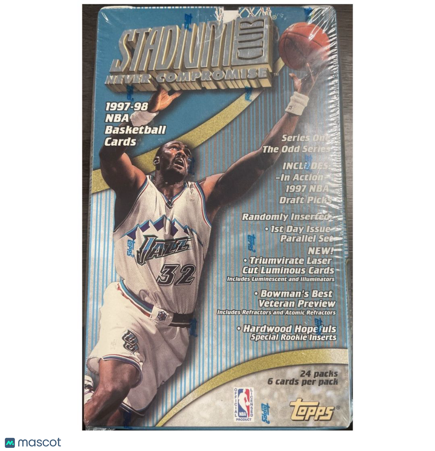 1997-1998 Topps Stadium Club Series 1 Basketball Retail Box