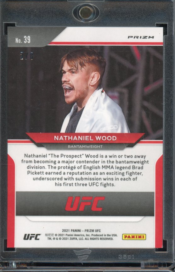 2021 Prizm Nathaniel Wood Lucky Envelope Rookie /8