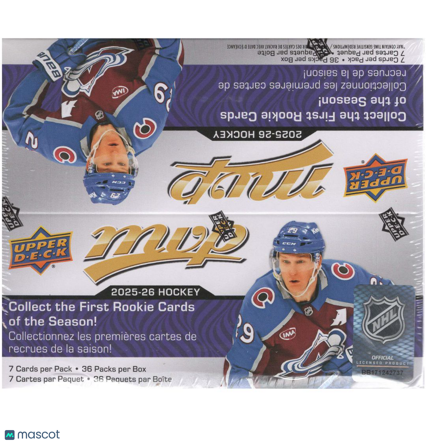 2025-26 Upper Deck MVP NHL Hockey Retail Box