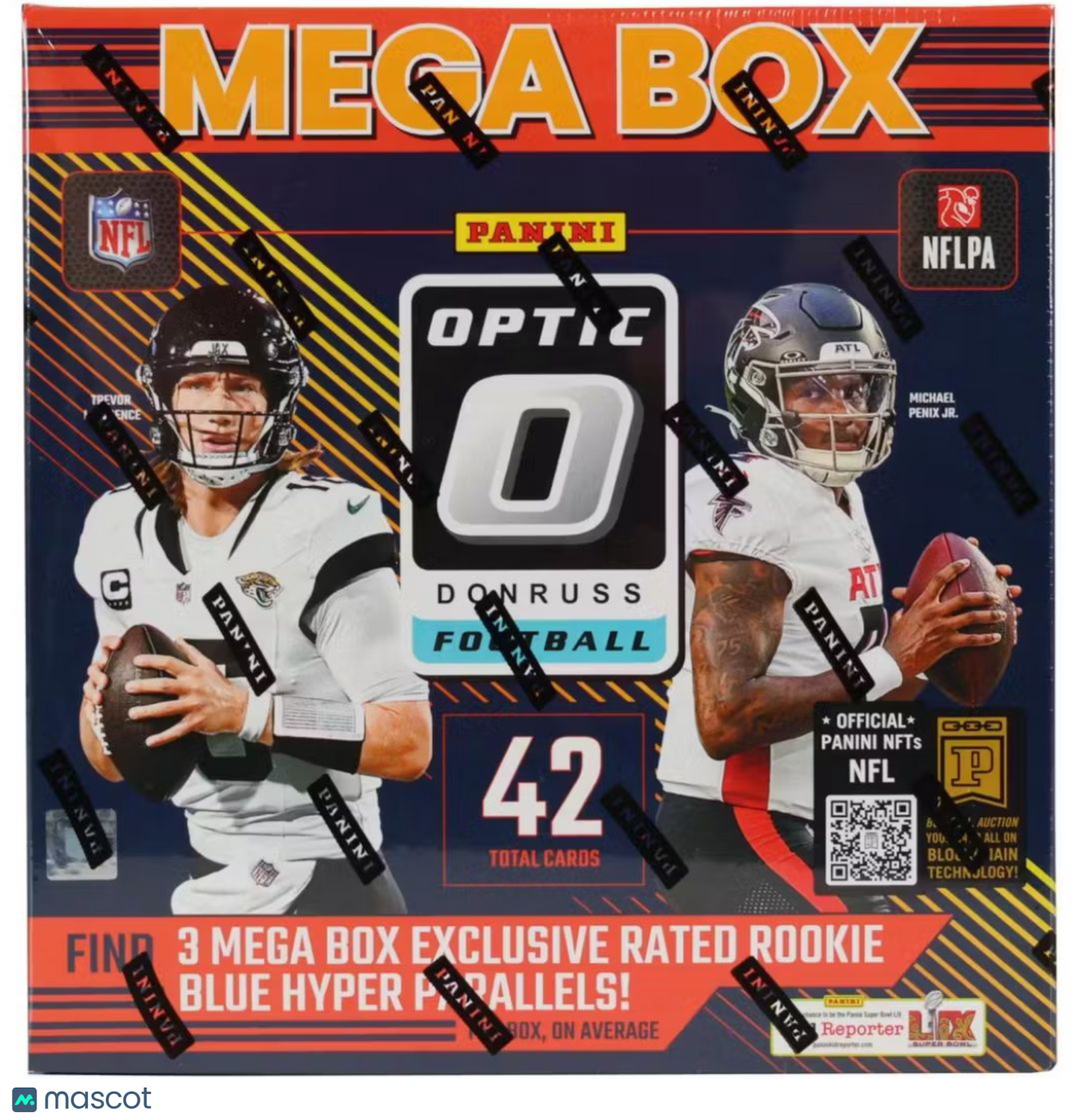 2024 Panini Donruss Optic Football Mega Box (Blue Hyper)