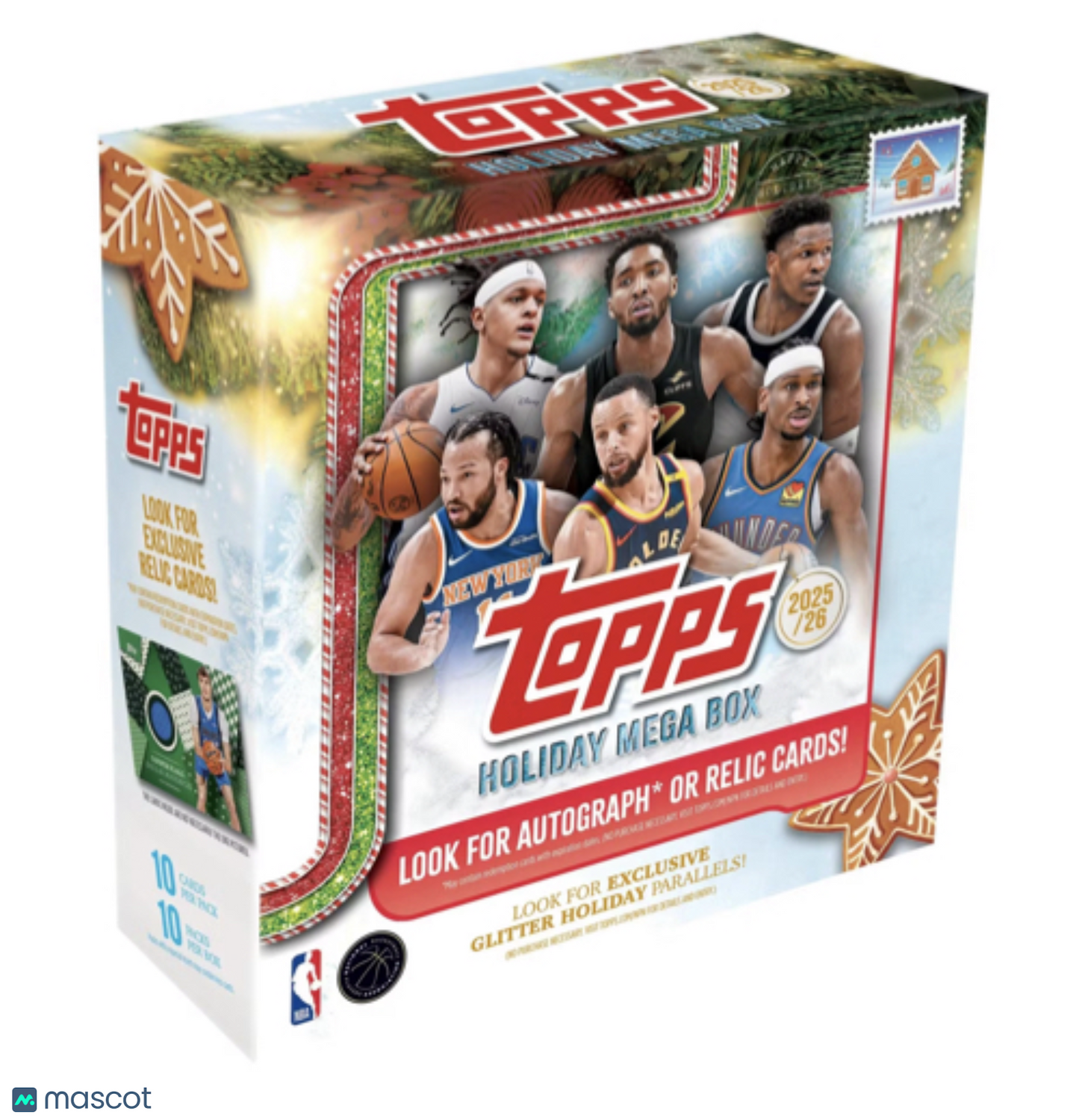 2025-26 Topps Holiday Basketball Mega Box