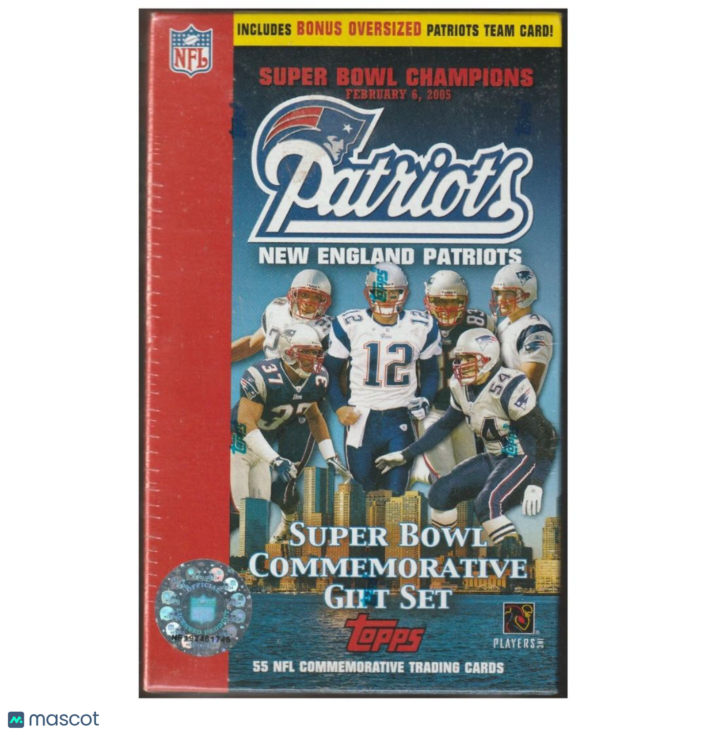 2005 Topps New England Patriots Super Bowl Commemorative Box Set