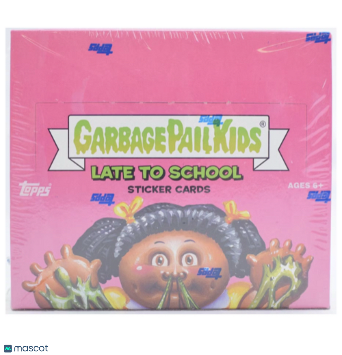2020 GARBAGE PAIL KIDS LATE TO SCHOOL STICKER CARD BOX