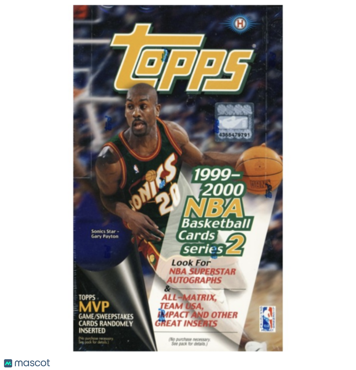 1999-00 Topps Series 2 Basketball Hobby Box
