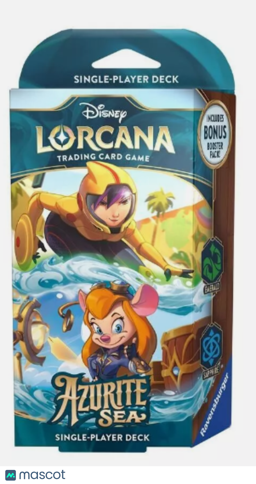 Lorcana Azurite Sea Single Player Deck Emerald Sapphire