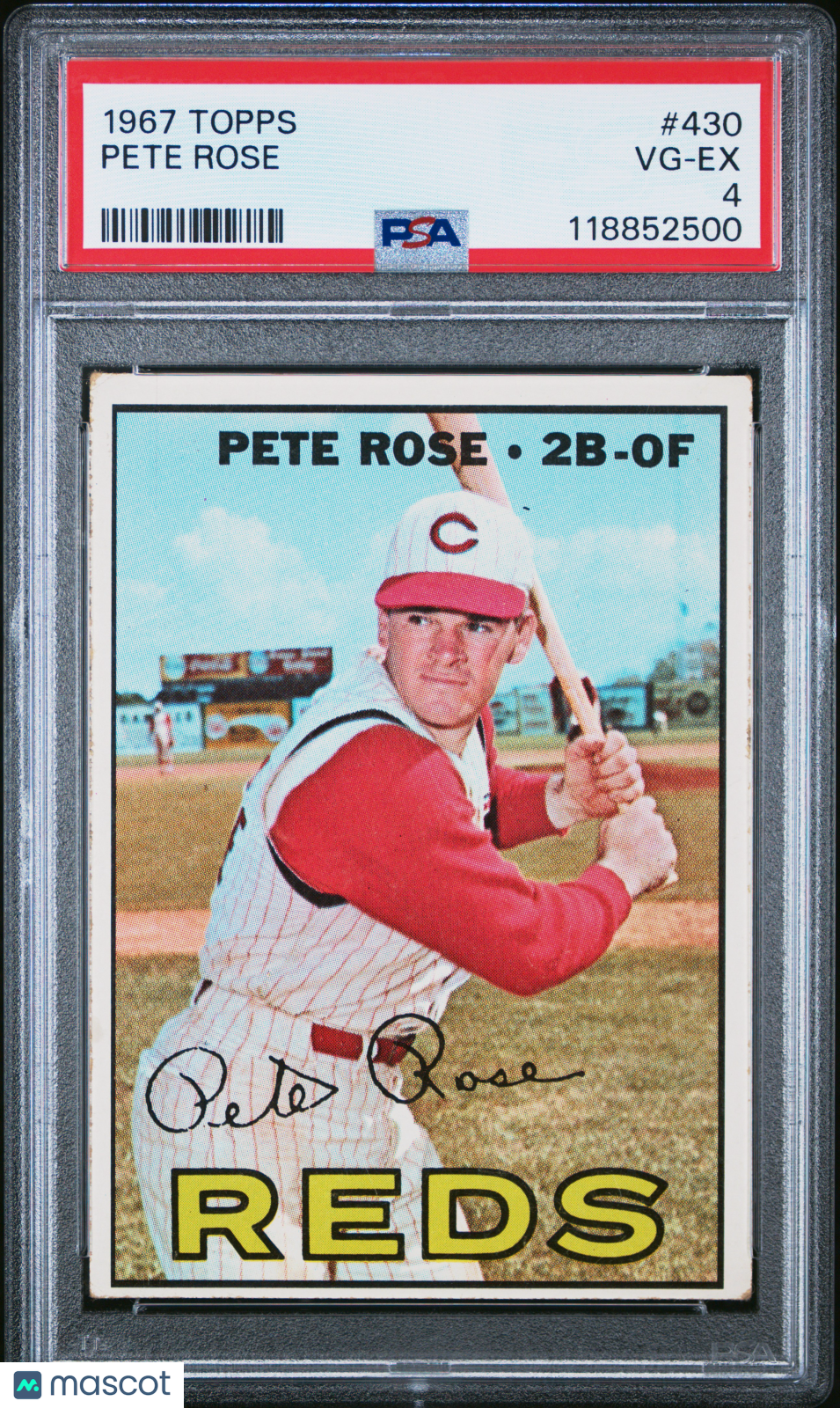 1967 Topps Pete Rose #430 PSA 4