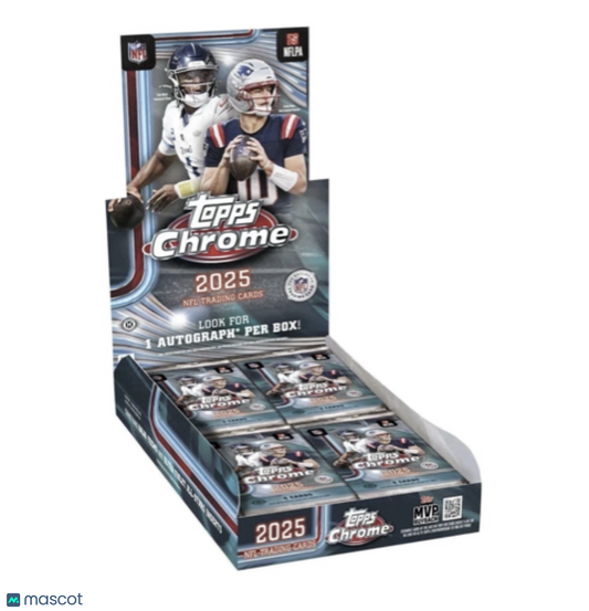 2025 Topps Chrome Football Hobby Box