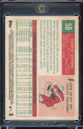 2018 Topps Archives Shohei Ohtani Rookie