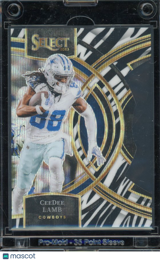 2023 Select Ceedee Lamb Zebra Die Cut SP