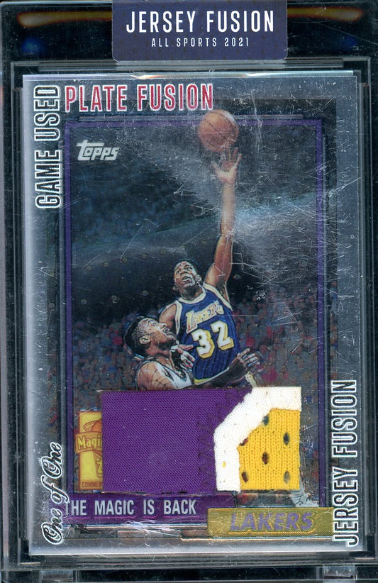 2021 Jersey Fusion All Sport Magic Johnson Game Used Patch 1/1