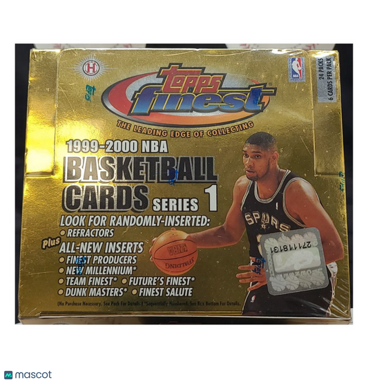 1999/00 Topps Finest Series 1 Basketball Hobby Box