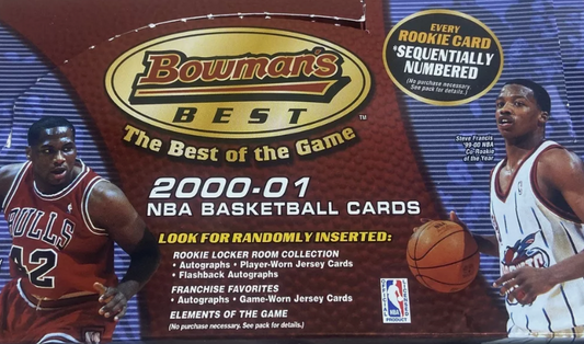 2000-01 Bowman's Best Basketball Retail Box