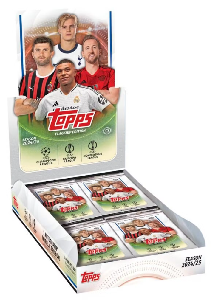 2024/25 Topps UEFA Club Competitions Soccer Hobby Box