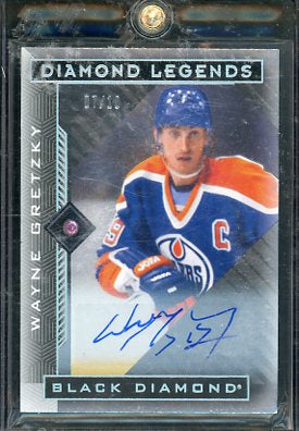 2021-22 UD Black Diamond Wayne Gretzky Diamond Legends Auto /10