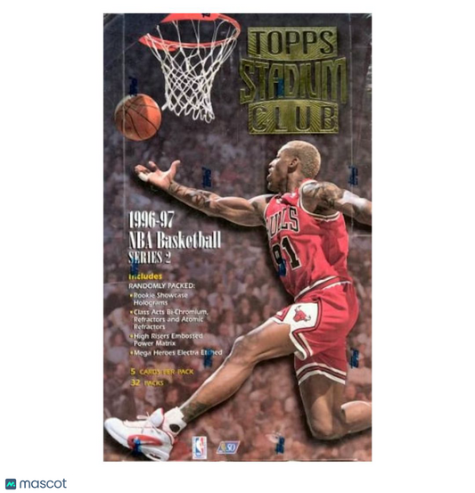 1996/97 Topps Stadium Club Series 2 Basketball Retail Box