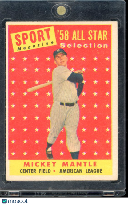 1958 Topps Mickey Mantle All Star #487