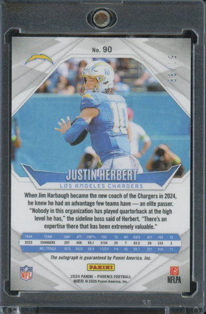 2024 Phoenix Justin Herbert Red Auto /99